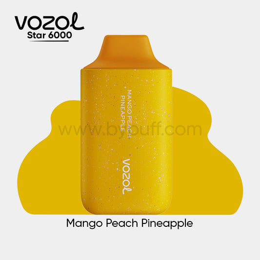 Vozol Star 6000 Mango Peach Pineapple