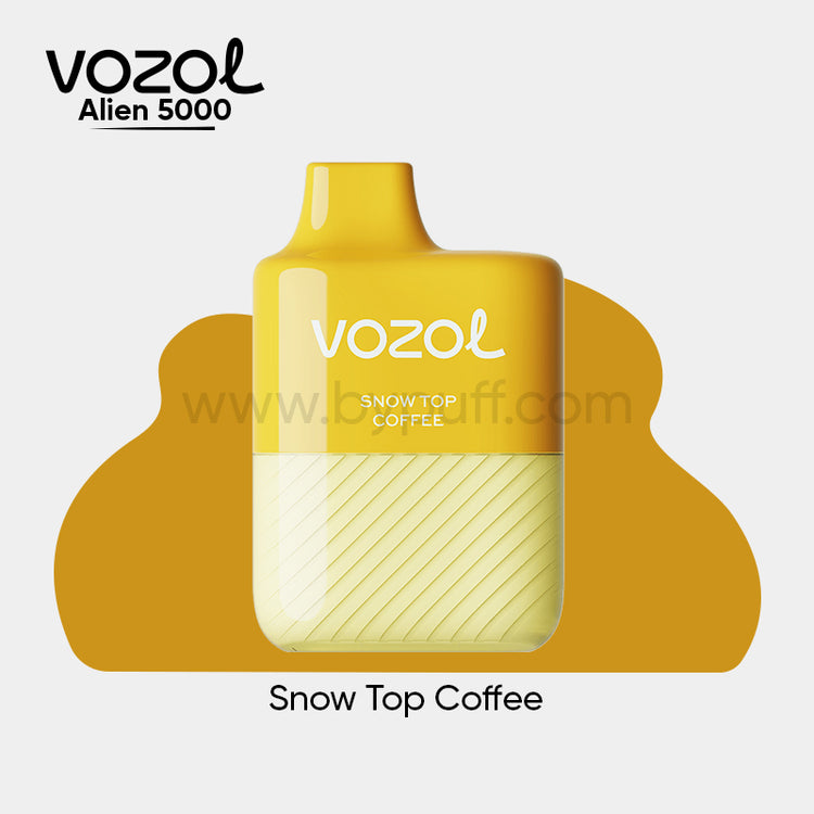 Vozol Alien 5000 Snow Top Coffee